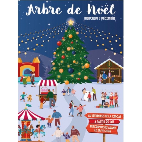 Arbre de Noel  le mercredi  9 Décembre 2026